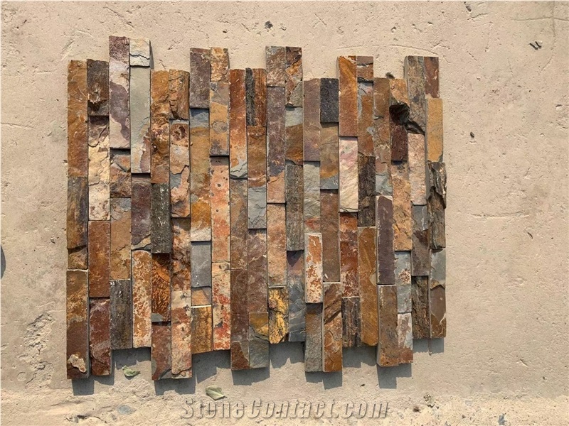 Rusty Slate Culture Stone for Wall Cladding