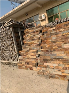 Rusty Slate Culture Stone for Wall Cladding