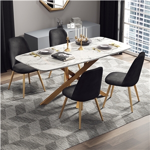 White Marble Home Dining Table Dining Marble Tops