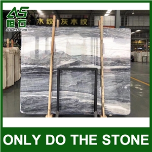 China Blue Totem Grey Marble Step & Riser Factory