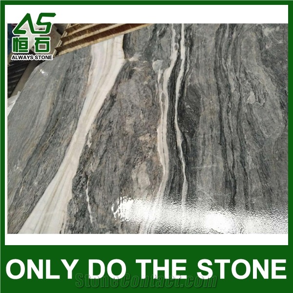 China Blue Totem Grey Marble Step & Riser Factory