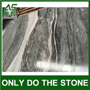 China Blue Totem Grey Marble Step & Riser Factory