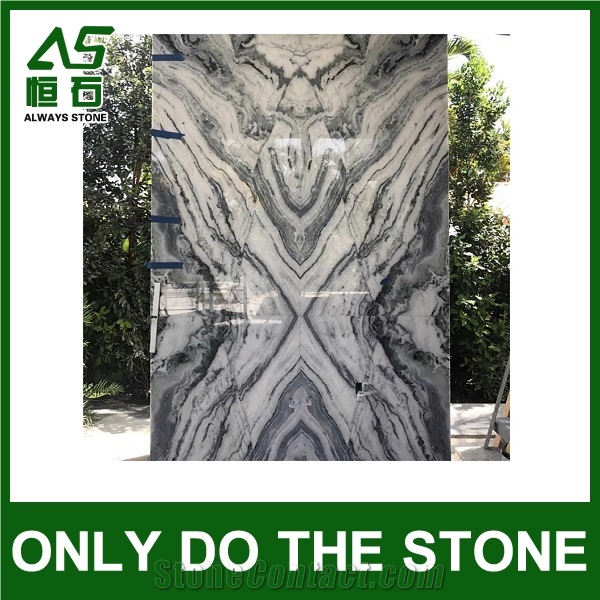 China Blue Totem Grey Marble Step & Riser Factory