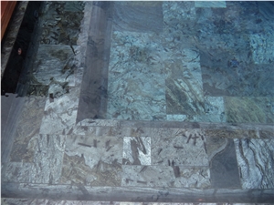 Silver Grey Slate Tiles for Swimming Pool