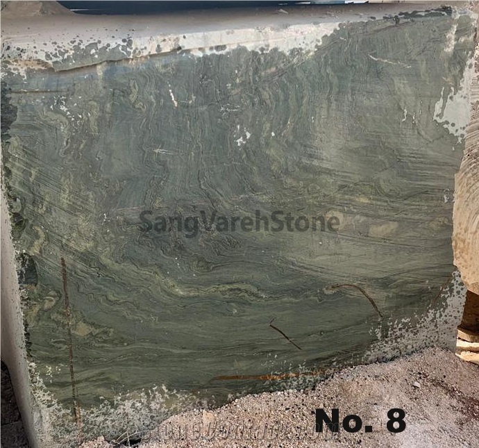 Picasso Green Granite Block