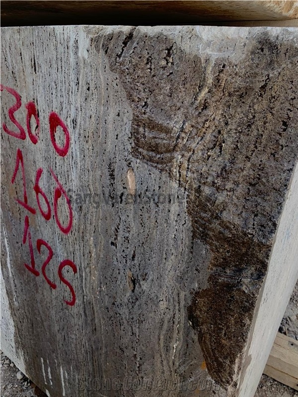 Titanium Travertine Blocks