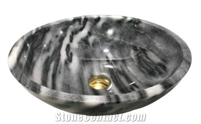 Stone Basin - Bengal Black Marble - Bst70