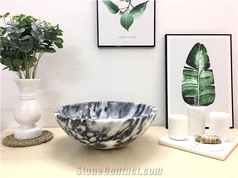 Stone Basin - Bengal Black Marble - Bst70