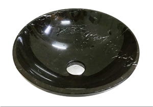 Stone Basin - Black Marble - Bst03