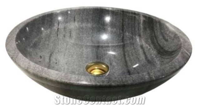Stone Basin - Grey Marble - Bst10
