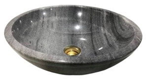 Stone Basin - Grey Marble - Bst10
