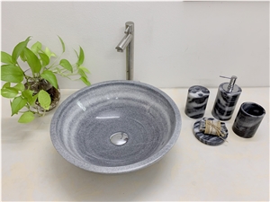 Stone Basin - Grey Marble - Bst10
