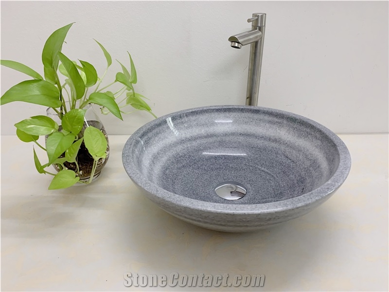 Stone Basin - Grey Marble - Bst10