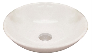 Stone Basin - White Marble - Bst 33