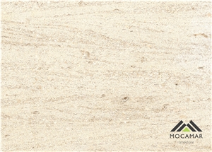Moca Cream Gross Vein-Cut Limestone Slabs & Tiles