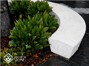 Alba White Limestone Benches to Measure Alba White Limestone Benches to Measure