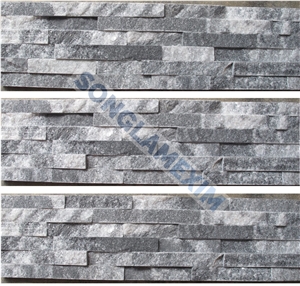 Cloudy Grey Marble Glued Wall Panel