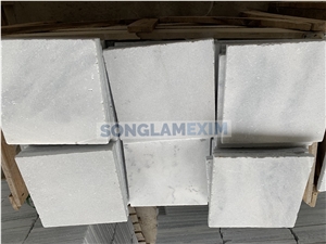 Light Silver Sky Marble Antiqued Tumbled