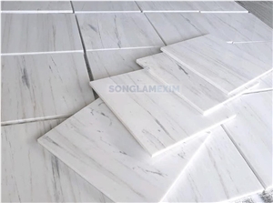 Milky White Crystal Marble Polished Tiles