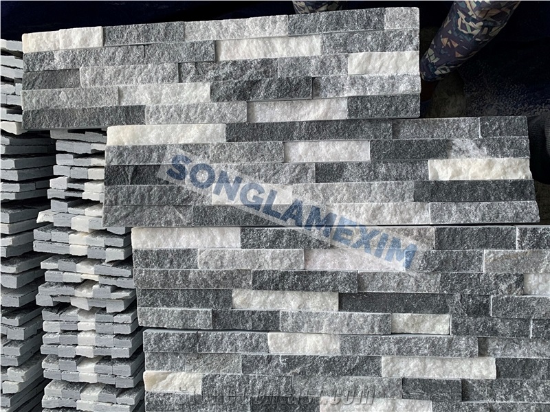 Mix Color Marble Glued Wall Panel
