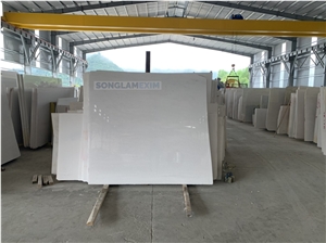 Polished Crystal White Slab - 2nd Grade