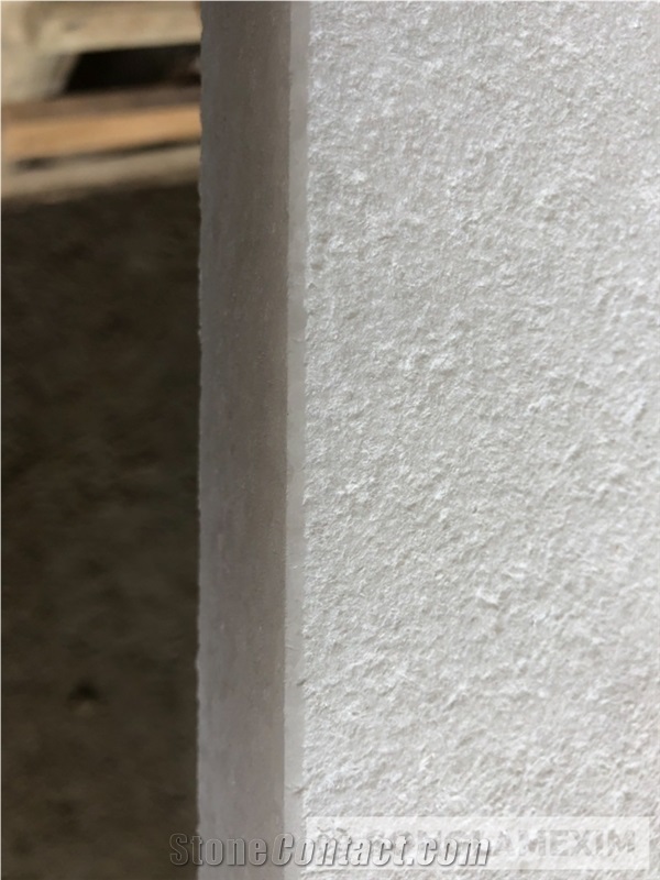 Premium White Crystal Marble Sanded Tiles