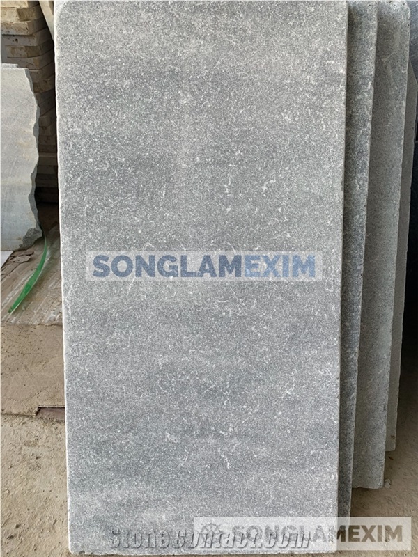 Silver Sky Marble Sanded - Antiqued Tumbled
