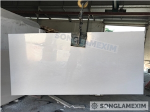 Slab - Polished White Crystal Marble