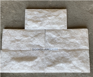 Vietnam White Marble Mushroom Cladding Split Wall Stone