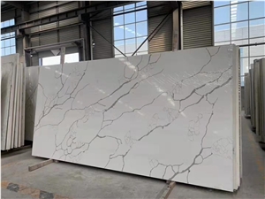Calacatta Marble Looks Carrara Quartz Slabs
