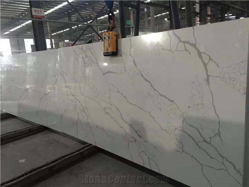 Calacatta Marble Looks Carrara Quartz Slabs