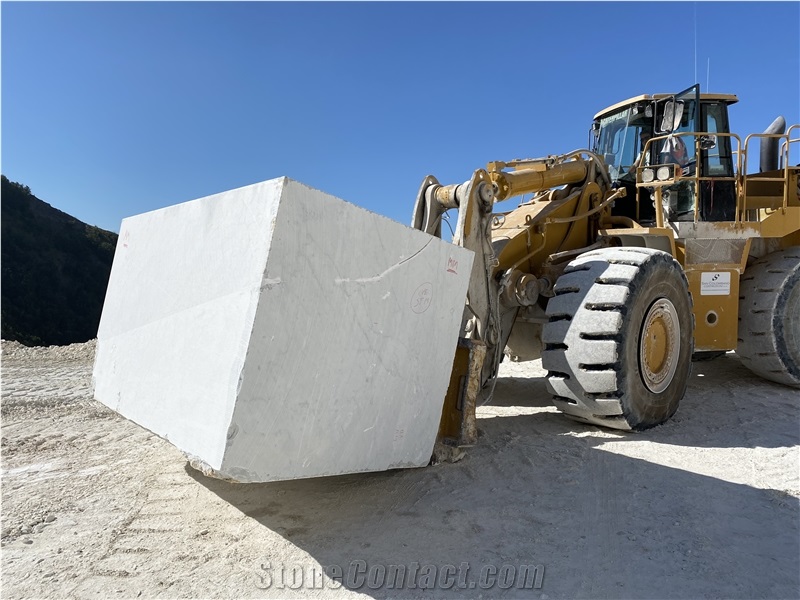 Carrara White Marble Bianco Cattani Marble Blocks