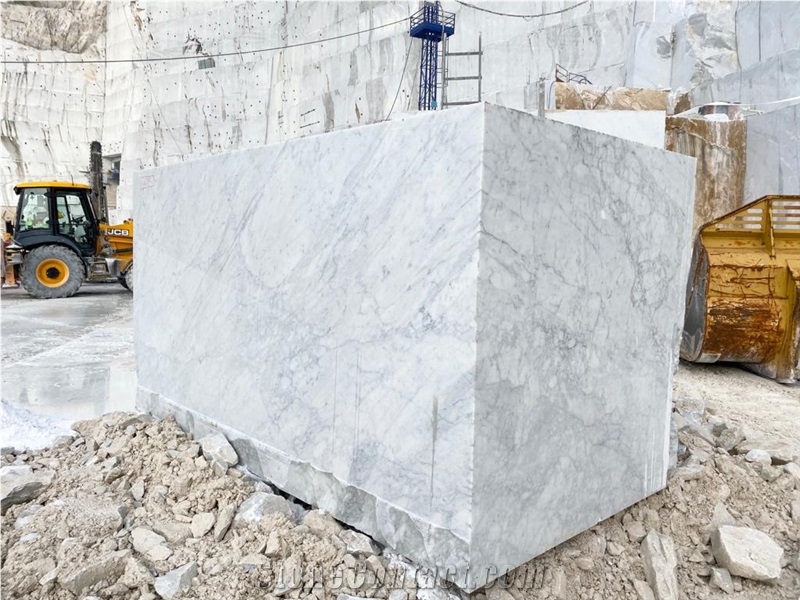 Carrara White Marble Bianco Cattani Marble Blocks