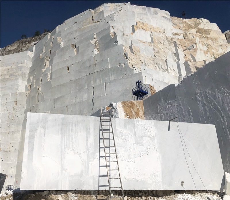 Carrara White Marble Bianco Cattani Marble Blocks