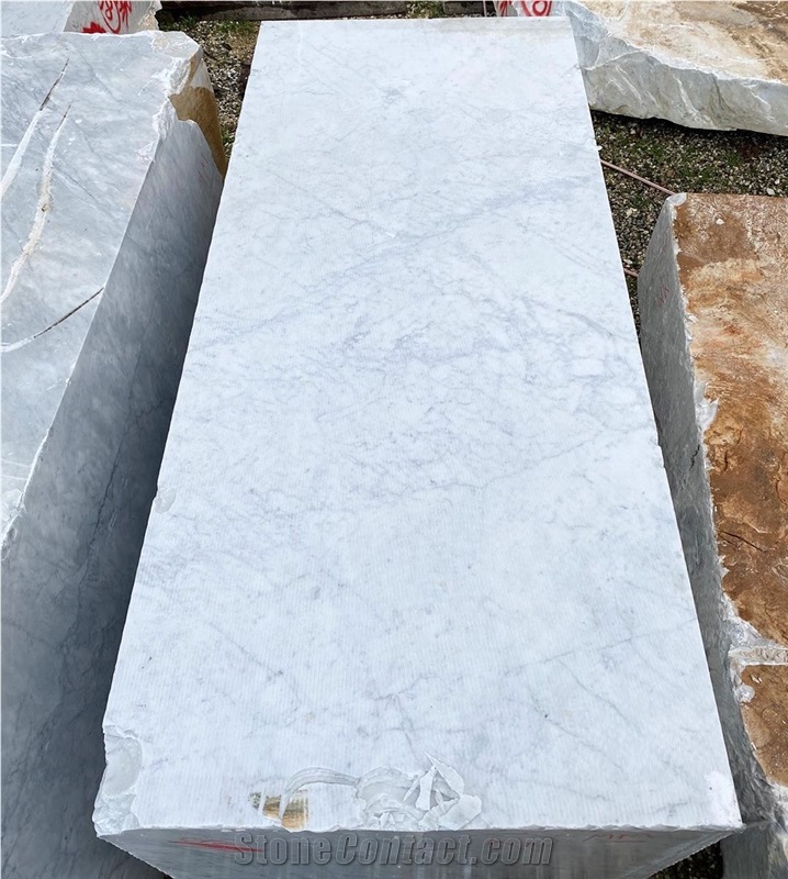 Carrara White Marble Bianco Cattani Marble Blocks