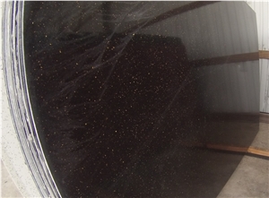 Black Galaxy Quartz Stone Slab