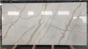 Calacatta Gold Vein Quartz Slabs