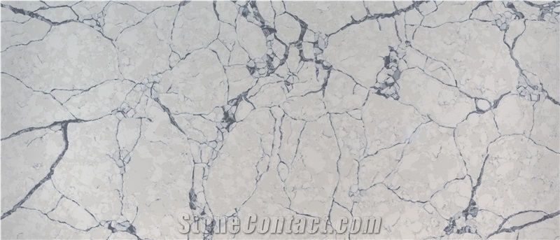 Carrara White Quartz Stone Slabs