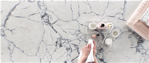 Carrara White Quartz Stone Slabs
