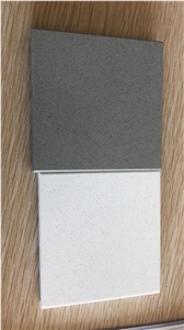 Grey Pure Solid Quartz Slab