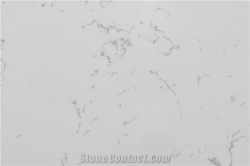 Ice White Pattern Quartz Slabs