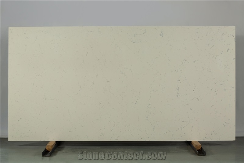 Ice White Pattern Quartz Slabs