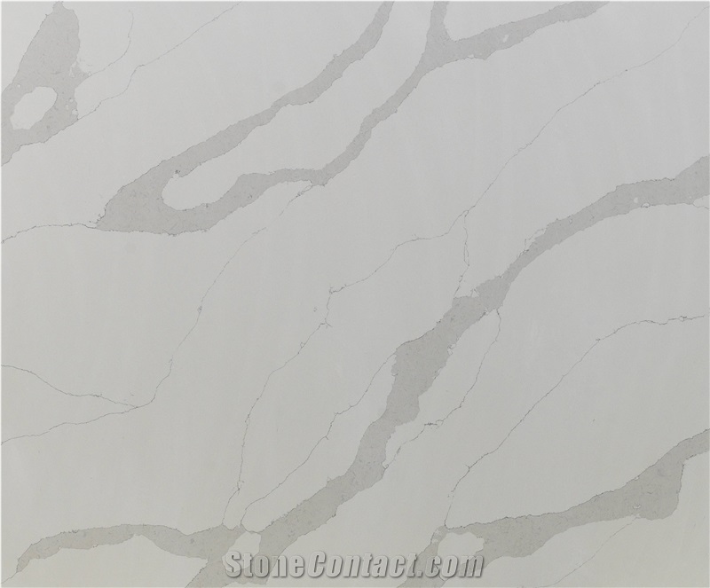 Ivory Calacatta Luccia Quartz Slabs