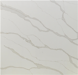 Ivory Calacatta Quartz Stone Slabs
