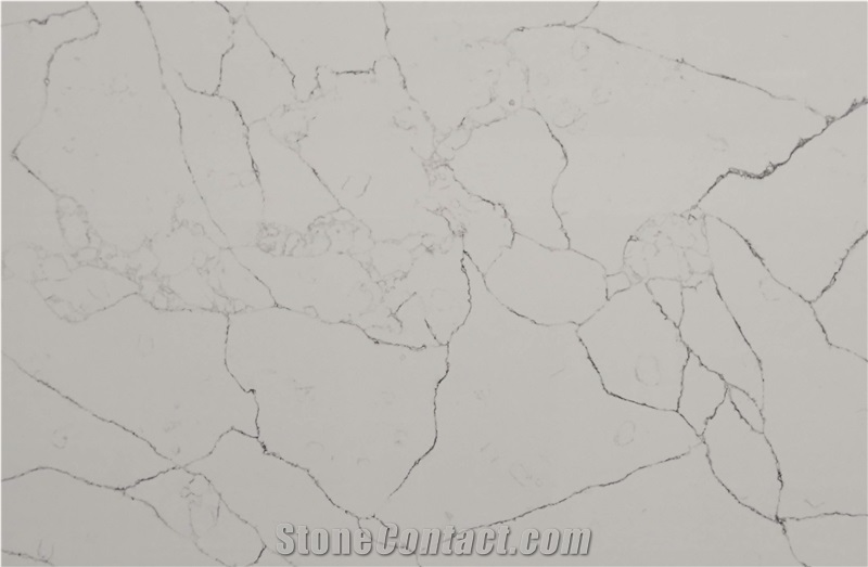 Ivory Calacatta Velentin Quartz Slabs