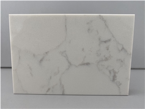 Ivory White Calacatta Quartz Stone Slabs