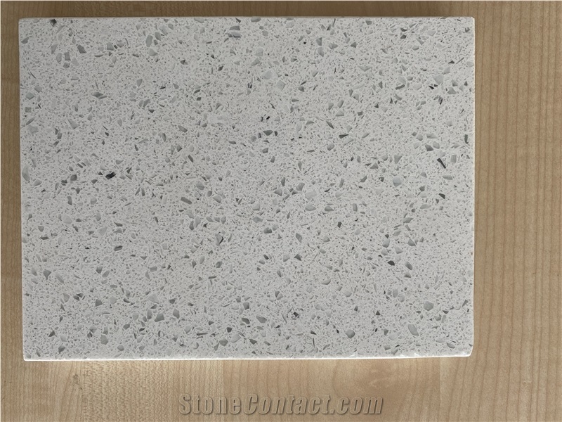 Monochrome White Quartz Slabs