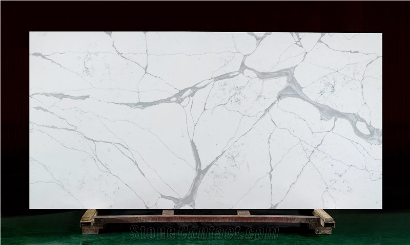 New Calacatta Quartz Slabs