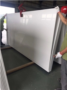 Pure White Colour Quartz Slabs