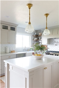 Pure White Colour Quartz Slabs